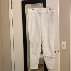 Spanx skinny white jeans
